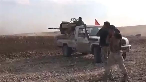 Tel Tamr’da SMO askerlerinin YPG’li teröristlerle çatışma anı…