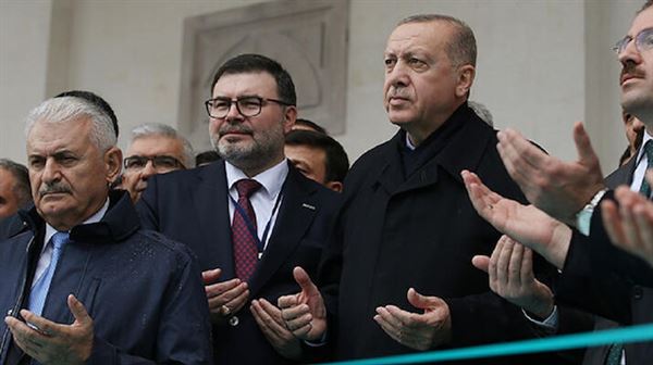 أردوغان يشارك في مراسم افتتاح مسجد 'بلال سايغيلي' غربي البلاد