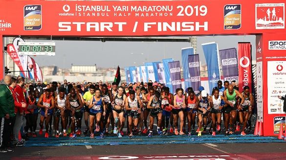 Vodafone 14. İstanbul Yarı Maratonu başladı