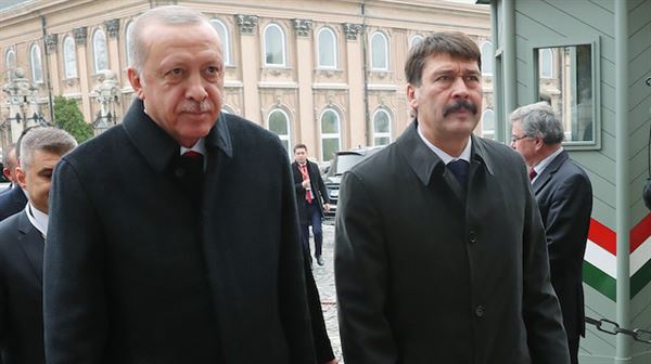 Turkish, Hungarian presidents meet in Budapest