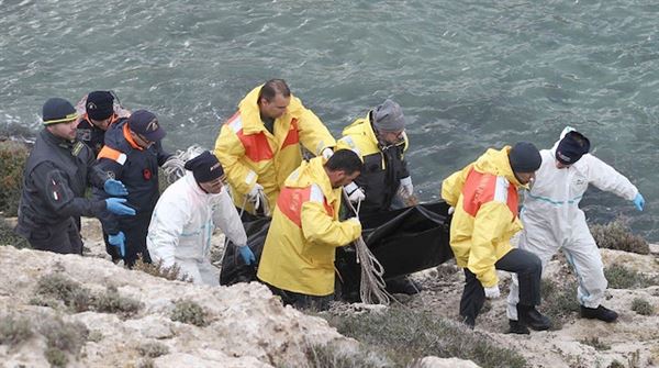 Bodies of five migrants recovered off Lampedusa, Italy