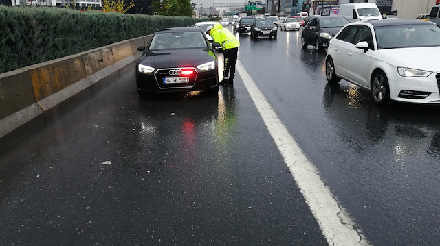 İstanbul'da ilk gün bilançosu: 63 araca 126 bin TL ceza kesildi