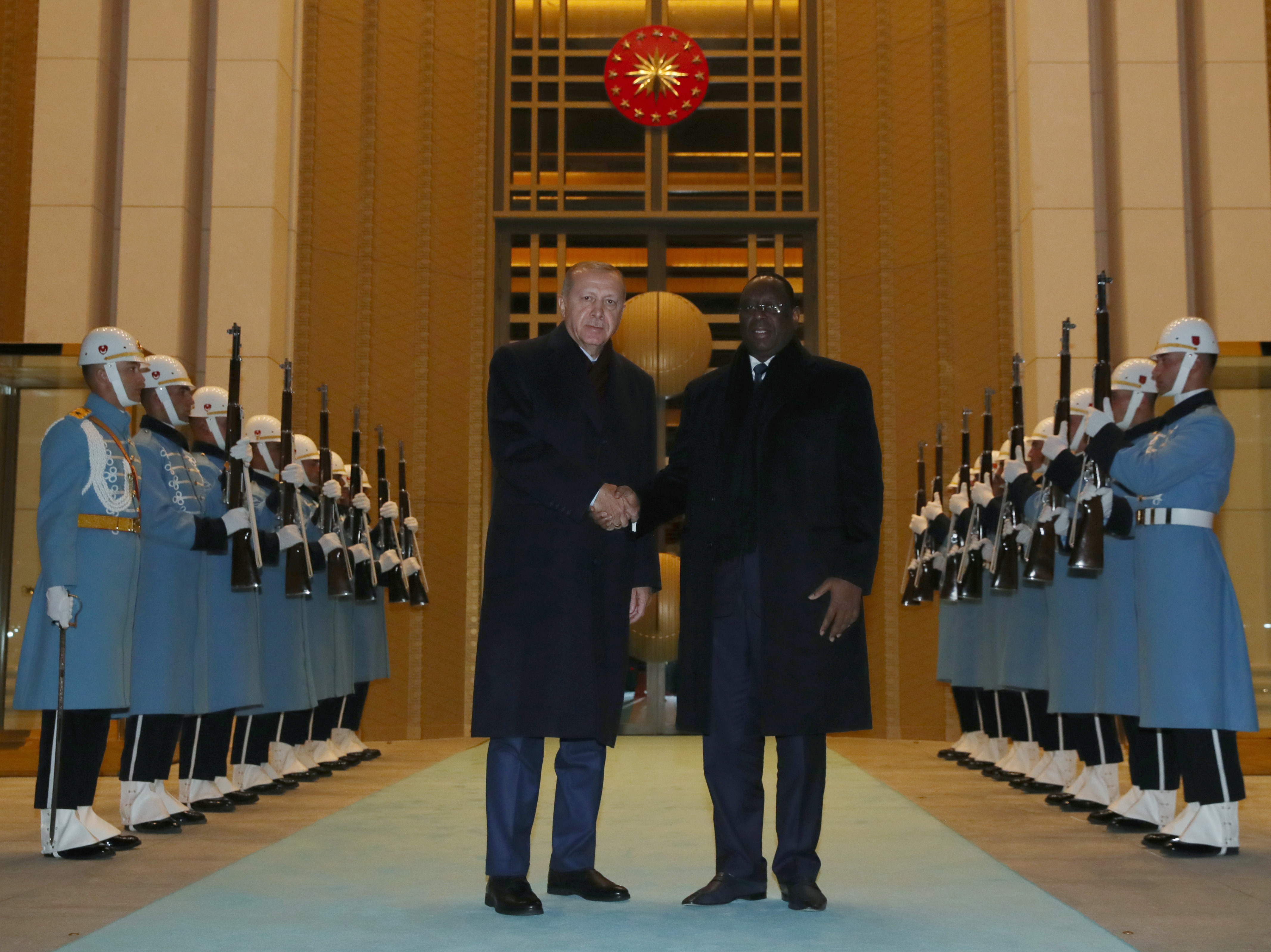 Cumhurbaşkanı Erdoğan Senegalli mevkidaşıyla görüştü