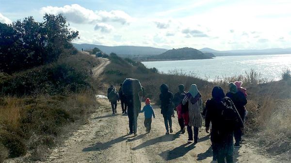 ضبط 46 مهاجرًا غربي تركيا أثناء محاولتهم التسلل إلى اليونان