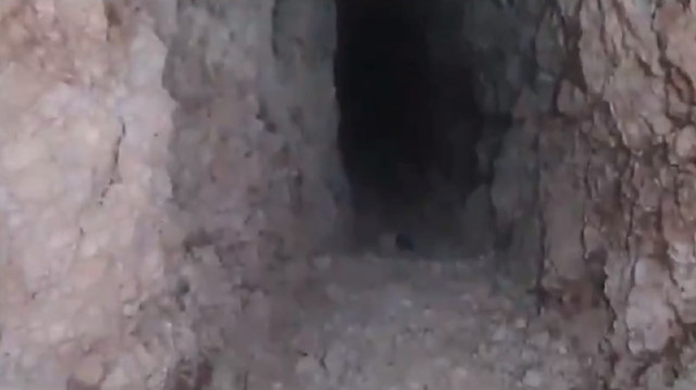 MSB: Tel-Abyad'da PKK/YPG'nin karargah olarak kullandığı binanın içinde tünel tespit edildi