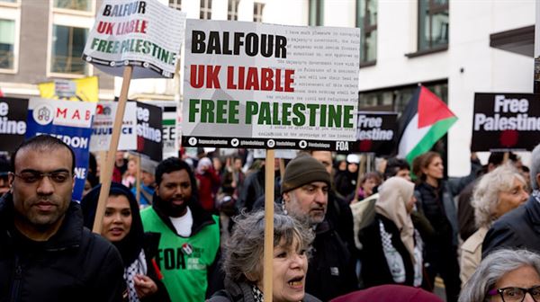 Palestine group demands UK apology for Balfour Declaration