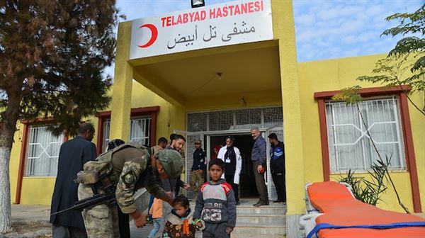 Turkey repaired Tal Abyad hospital in Syria