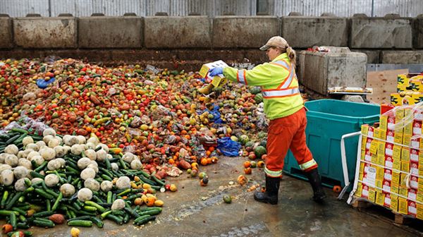 'Food waste third-largest gas emitter'
