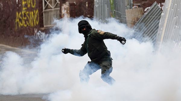 Protester killed in Bolivia supporting ousted president