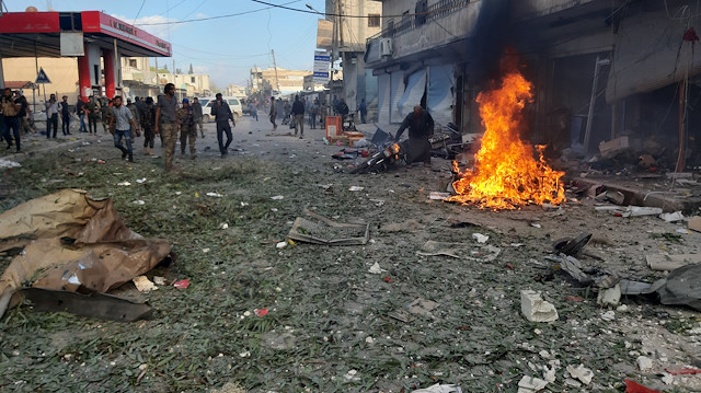 Tel Abyad'da bombalı saldırı: En az 13 sivil öldü, 20 kişi yaralandı