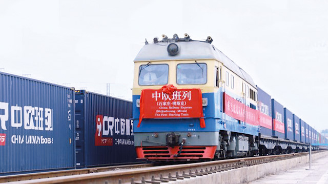 Çin-Avrupa treni Türkiye'de