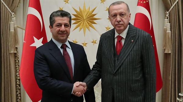 Turkey's Erdoğan meets PM of Iraq's Kurdish region