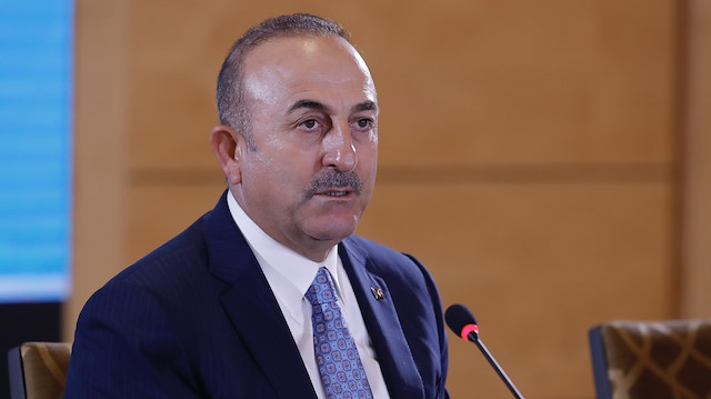 Çavuşoğlu'ndan Macron'a sert yanıt: Terör örgütünün hamisi zaten