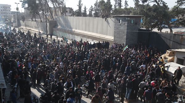 Syria's al-Bab residents protest YPG/PKK terror attack