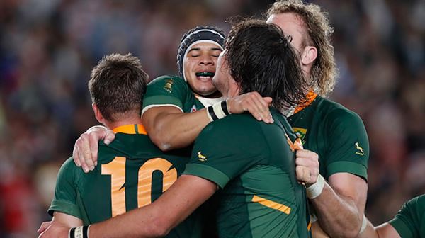 Rugby: Mapimpi, Kolbe and Pollard win World Cup for South Africa