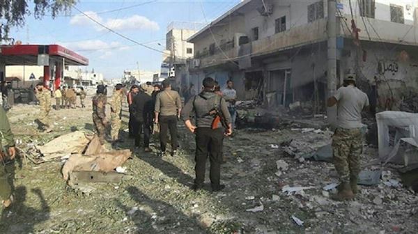 At least 10 civilians killed in bomb attack on marketplace in Syria's…