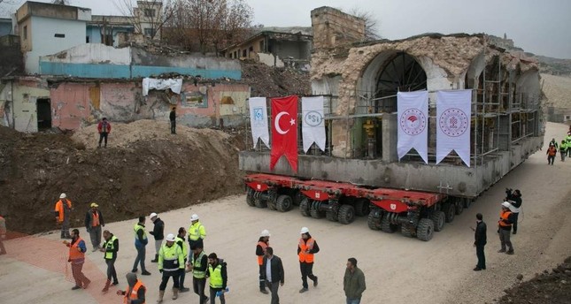 Historic Turkish mosque relocated for protection