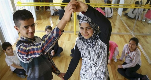 Migrant children dance their hearts out in Ankara