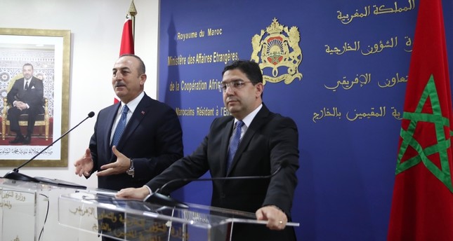 وزير خارجية المغرب: بحثت مع تشاووش أوغلو قضايا إقليمية وتطوير الشراكة