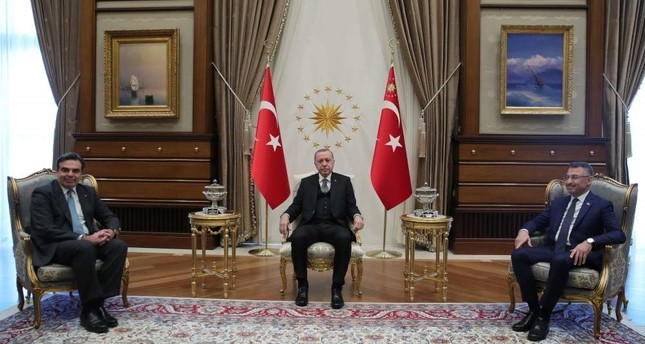 Erdoğan discusses cooperation with EU delegation