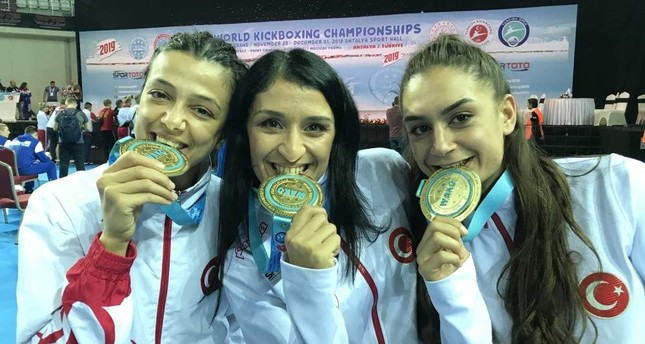 'Golden girls' leave their mark on Turkish kickboxing