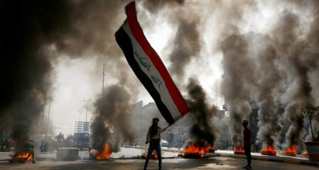 Protesters torch Iranian consulate in Iraq again, police say