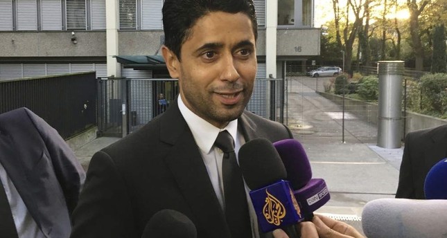 Swiss prosecutors question PSG president in FIFA bribery case