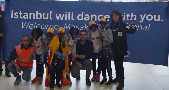 African dance group of orphans arrives in Turkey