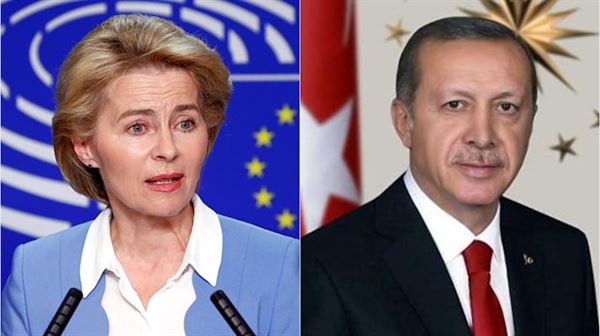 Turkish President, new EU commission head discuss Syria