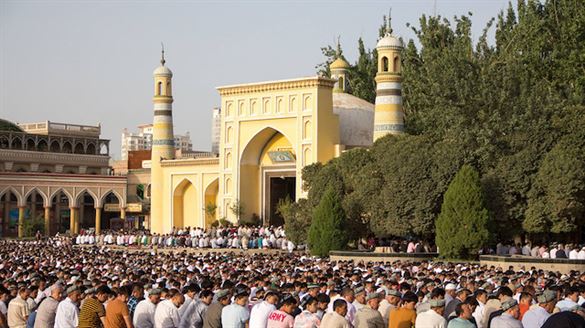 Kaşgar'ın tarihi camisinin son hali içler acısı