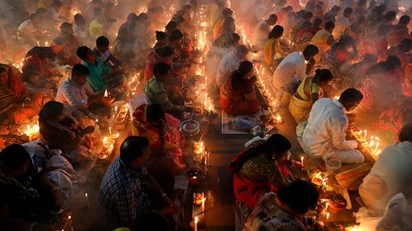 Indian fugitive holy man creates new 'cosmic' nation for Hindus