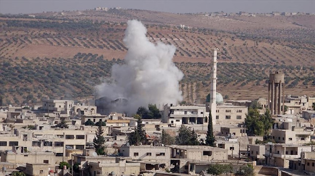 Rus uçakları İdlib’e saldırdı: 4 ölü, 5 yaralı