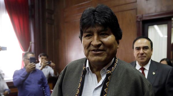 Bolivia ex-leader lauds Mexico president for solidarity