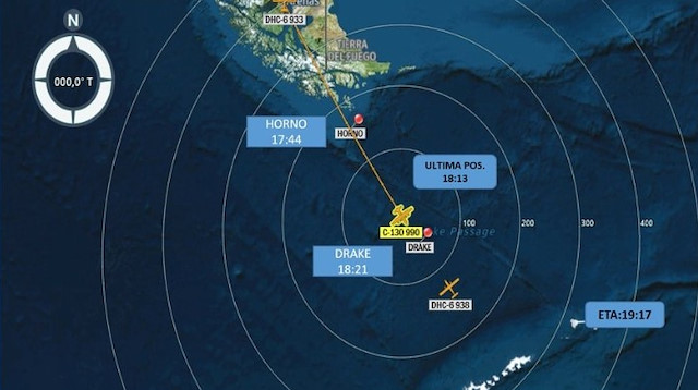 Şili askeri uçağı radardan çıktı: 21 yolcu taşıyan uçak için arama kurtarma gemisi gönderildi