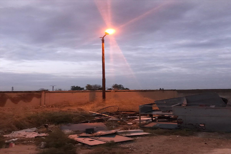 Terörden temizlenen Tel Abyad ışığa kavuştu