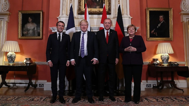 Dörtlü Zirve sona erdi: Erdoğan, Macron, Merkel ve Johnson ile bir araya geldi