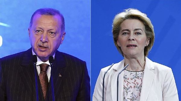 أردوغان يتباحث هاتفيا مع الرئيسة الجديدة للمفوضية الأوروبية