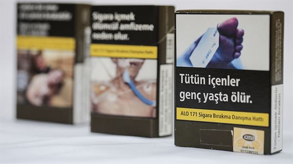 Plain tobacco packing hit shelves in Turkey to curb smoking
