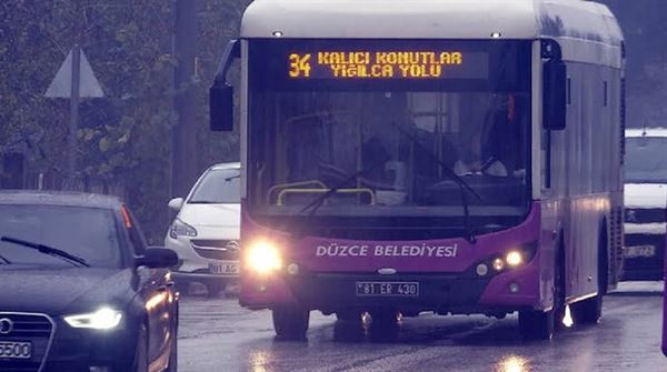 Düzce'de özel halk otobüsü çalıştırma hakkı verilecek