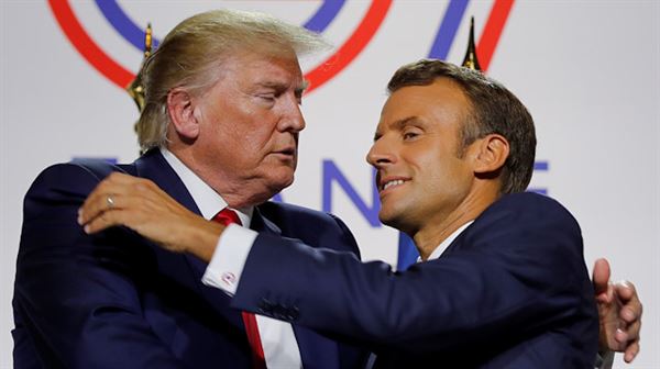 Trump says he can see France breaking off from NATO