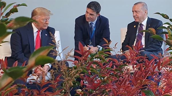 Erdoğan, Trump had 'very productive' conversation on sidelines of NATO summit